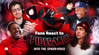 They just love Miles!!! FIRST TIME watching Spider-Man: Into the Spider-Verse (2018) Reaction Mashup