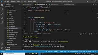 stack overflow clone part #21 | using react JS and redux | Language part creation