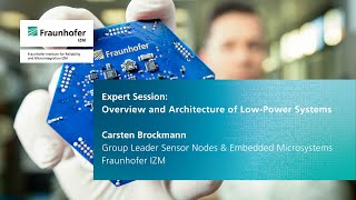 Expert Session: Overview and Architecture of Low Power Systems