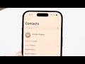 How To Create a Contact Card For iOS 17!