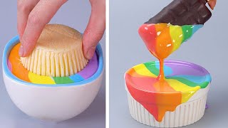 Top 100+ Trending Rainbow Cake Decorating Tutorials | Most Satisfying Rainbow Cake Compilation