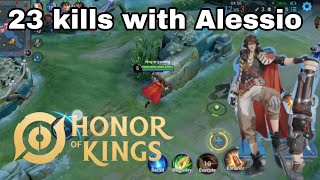 23 kills with Alessio in HONOR of Kings | Honor of Kings