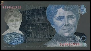 Cuanto Vale este billete .-500 pesetas 1979-.¿ Lo tienes en el cajón?.