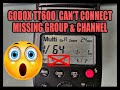 GODOX TT600 CAN'T CONNECT | MISSING GROUP & CHANNEL |vcuT