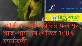 শাক-পাচলি আৰু ফল-মূলৰ খেতিৰ পৰা পোক-পৰুৱা নিৰাময়ৰ ঔষধ!!!  Use Of Dyken Insecticide