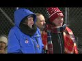 Trump supporters stand in line hours ahead of evening rally | AFP