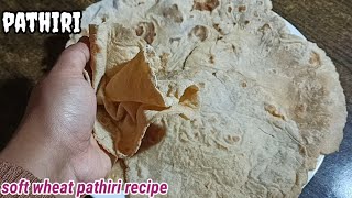 soft wheat pathiri / verity pathiri recipe.....