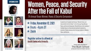 Women, Peace, and Security after the Fall of Kabul