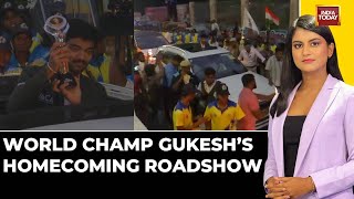 Chennai Celebrates World Chess Champion D Gukesh With Grand Roadshow | India Today