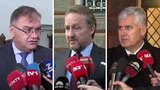 Ivanić, Izetbegović i Čović o Dodikovom vraćanju nadležnosti