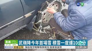 武嶺降今年首場雪 積雪一度達10公分 | 華視新聞 20200113
