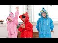 Cartoon Waterproof Kids Raincoat