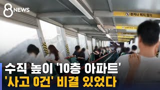 앞 사람 행동이 바꾼다…57m 에스컬레이터 무사고 비결 / SBS 8뉴스