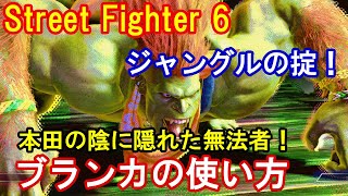 【ジャングルの掟!】無法ムーブで戦場を荒らせ! ブランカの使い方(コンボ・初心者向け・入門編・基本解説)【スト6・ストリートファイター6・SF6】