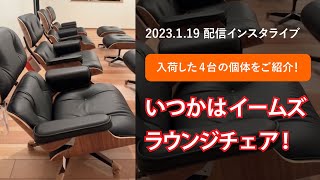 いつかはイームズラウンジチェア。新たに入荷した4台をご紹介！【インスタライブ2023年1月19日配信分　バックナンバー】