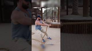 Bradley Martyn vs The Liger in a Tug of War (@BradleyMartynOnline )