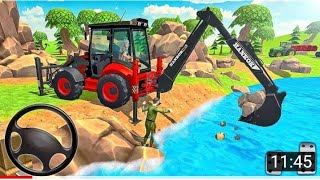 JCB Excavator simulator Virtual Village Excavator Simulator - JCB WAlA GAME - Android gameplay