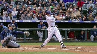 TB@COL: Rutledge's solo swat pads the Rockies' lead
