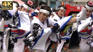 【4k】東京よさこい なな丸隊『青歌七龍』【みらいつなぐいけぶくろDAY】 2023.3.21 池袋駅西口 アゼリア通り＜2カメ編集＞ よさこい YOSAKOI