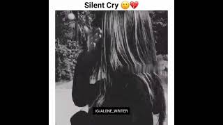 Very sad  alone girl Whatsapp status