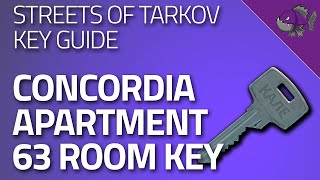 Concordia Apartment 63 Room Key - Key Guide - Escape From Tarkov