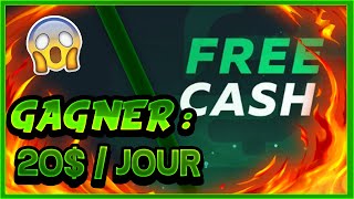 GAGNER 23$ PAR JOUR SUPER FACILEMENT - Tuto cash 2021 [FreeCash]