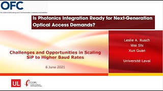 Challenges and Opportunities in Scaling SiP to Higher Baud Rates