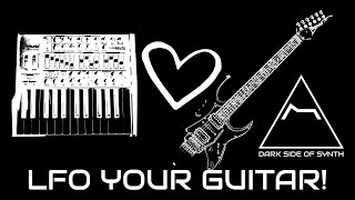 LFO Your Guitar! Ibanez Jem Jr. Meets Arturia MiniBrute - Synth Outside The Box #01