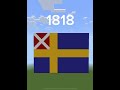 Timeline of norway flag #minecraft #minecraftmeme #recommended #shorts