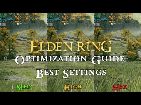 Elden Ring Optimization Guide and BEST SETTINGS Every setting was compared to 1080p