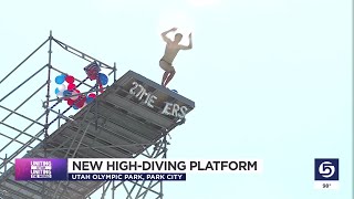 First U.S. High Diving Platforms Open At Utah Olympic Park In Park City