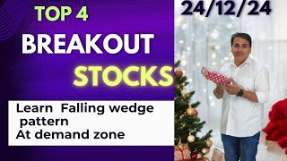 Top 4 Breakout stocks for tomorrow | 24/12/24 | swing stocks for tomorrow | intraday stocks tomorrow