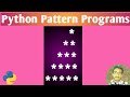 Print Stars in Right Angle Triangle Shape in Python |2| Python Pattern Programs | Python Patterns