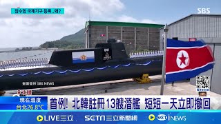 首例！北韓向國際註冊13艘潛艦包含\