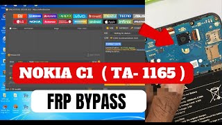 NOKIA C1 ( TA-1165 ) PATTERN AND FRP BYPASS UNLOCK TOOL!