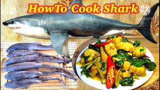 Spicy Fried Baby Shark ឆាក្ដៅត្រីឆ្លាម | Pich Cooking