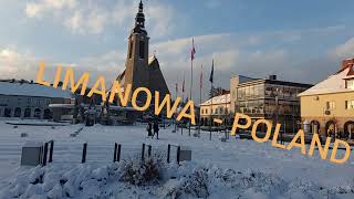 LIMANOWA  - POLAND 🇵🇱. Small Town in Southern Poland. Dec.2022.