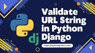 Validate url string in python django