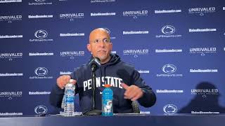 Nittany Lions head coach James Franklin talks 24-15 loss to Michigan in postgame press conference
