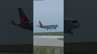 [Flightgear]Spotting at Tenerife #flightgear #iberia #airbus #a320 #landing #tenerife #spain #shorts