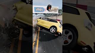 Volkswagen Polo VS Tiny Car Road Crash №26 #shorts #games #beamng