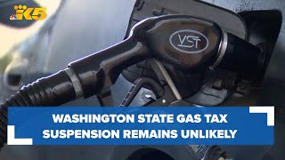 Washington state gas tax suspension remains unlikely despite calls from federal government