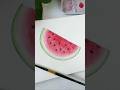 How to paint watermelon slice with watercolors | Full step by step tutorial on my channel