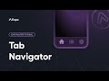Using a Tab Navigator with Expo Router