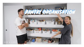 OUR PANTRY ORGANISATON // Bek \u0026 Cody