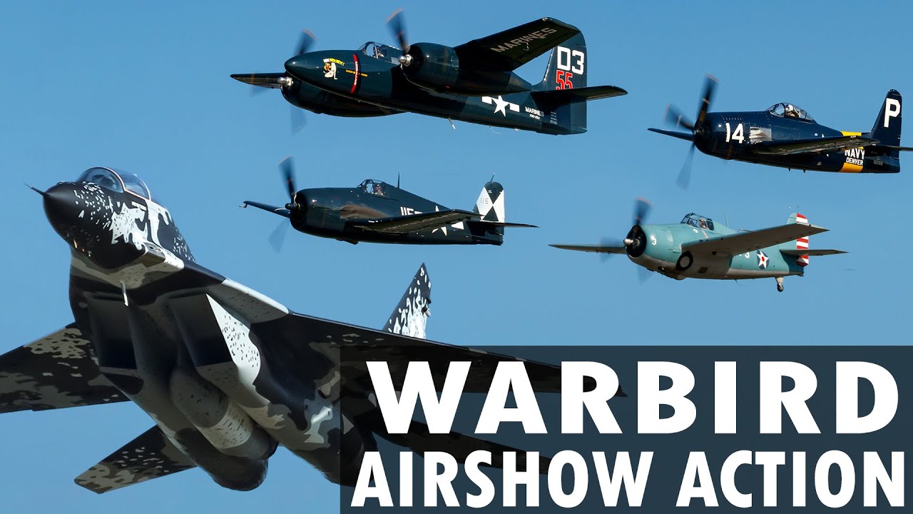 The BEST Of Warbird Airshow Action 2022 - YouTube