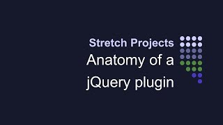 Anatomy of a jQuery plugin