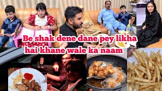 Baji fakhra or fiza zeeshan aye|Bachon ke liye mr wing's style chicken broast or french fries banin