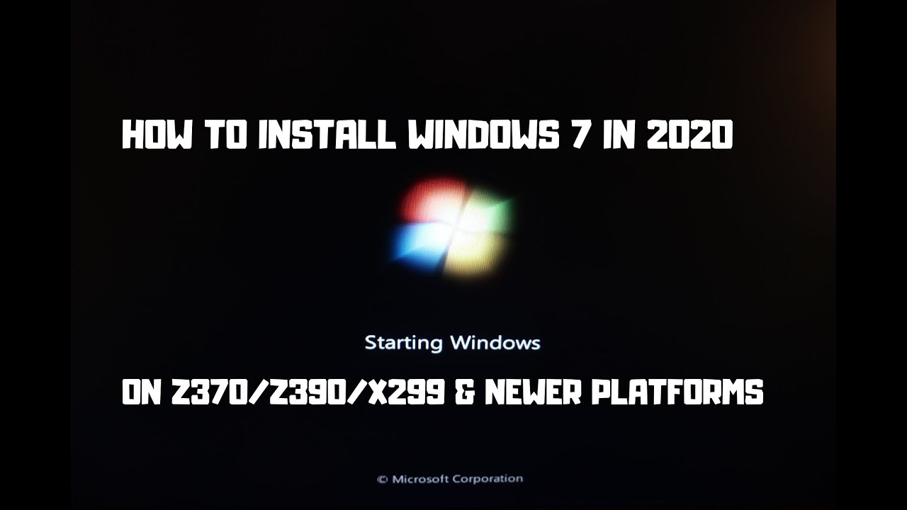How To Install Windows 7 On Modern Hardware At Carl Osborne Blog