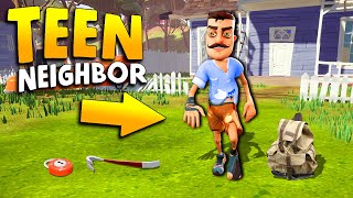 The Neighbor IS A TEENAGER NOW!? | Hello Neighbor Gameplay (Mods)